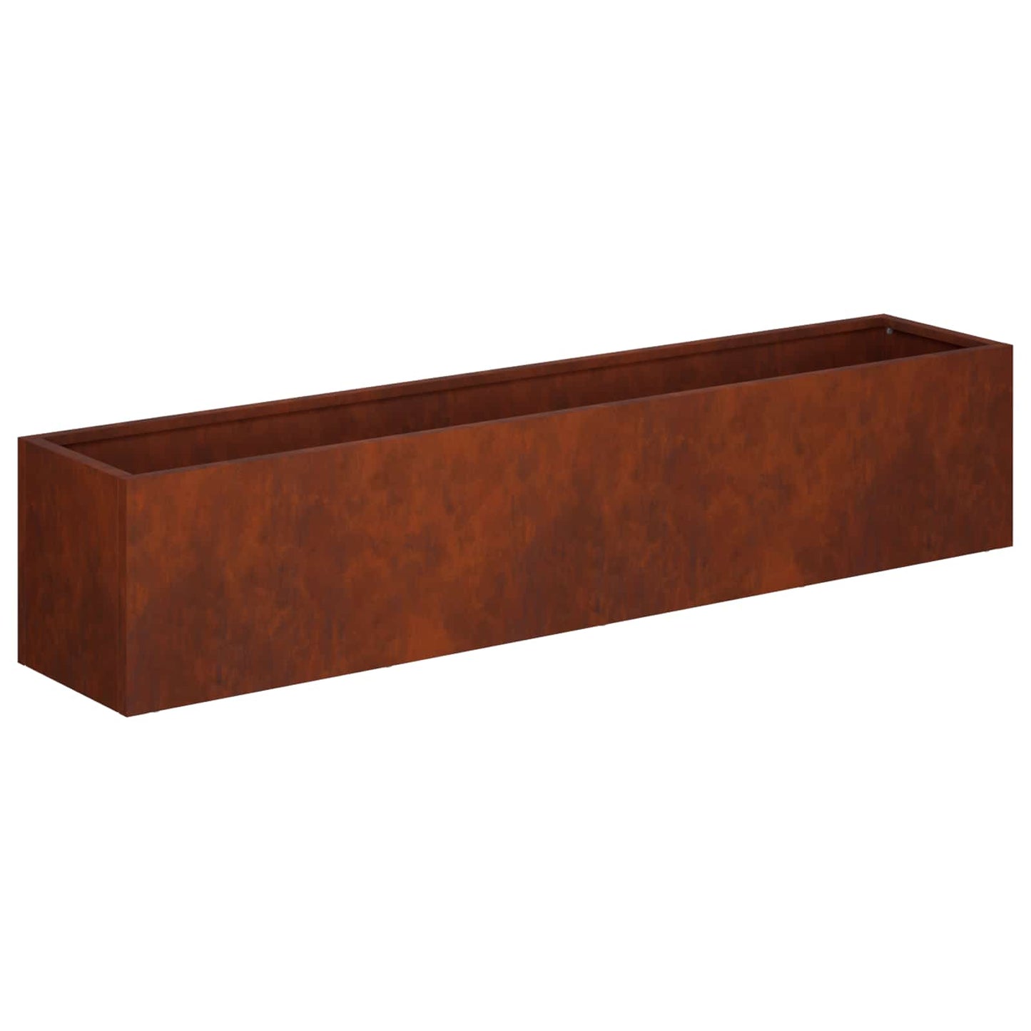 Garden Planter Rusty 100 x 20 x 20 cm Weathering Steel