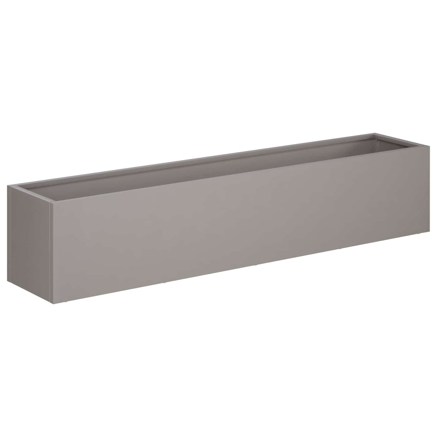 Garden Planter Rusty 100 x 20 x 20 cm Weathering Steel