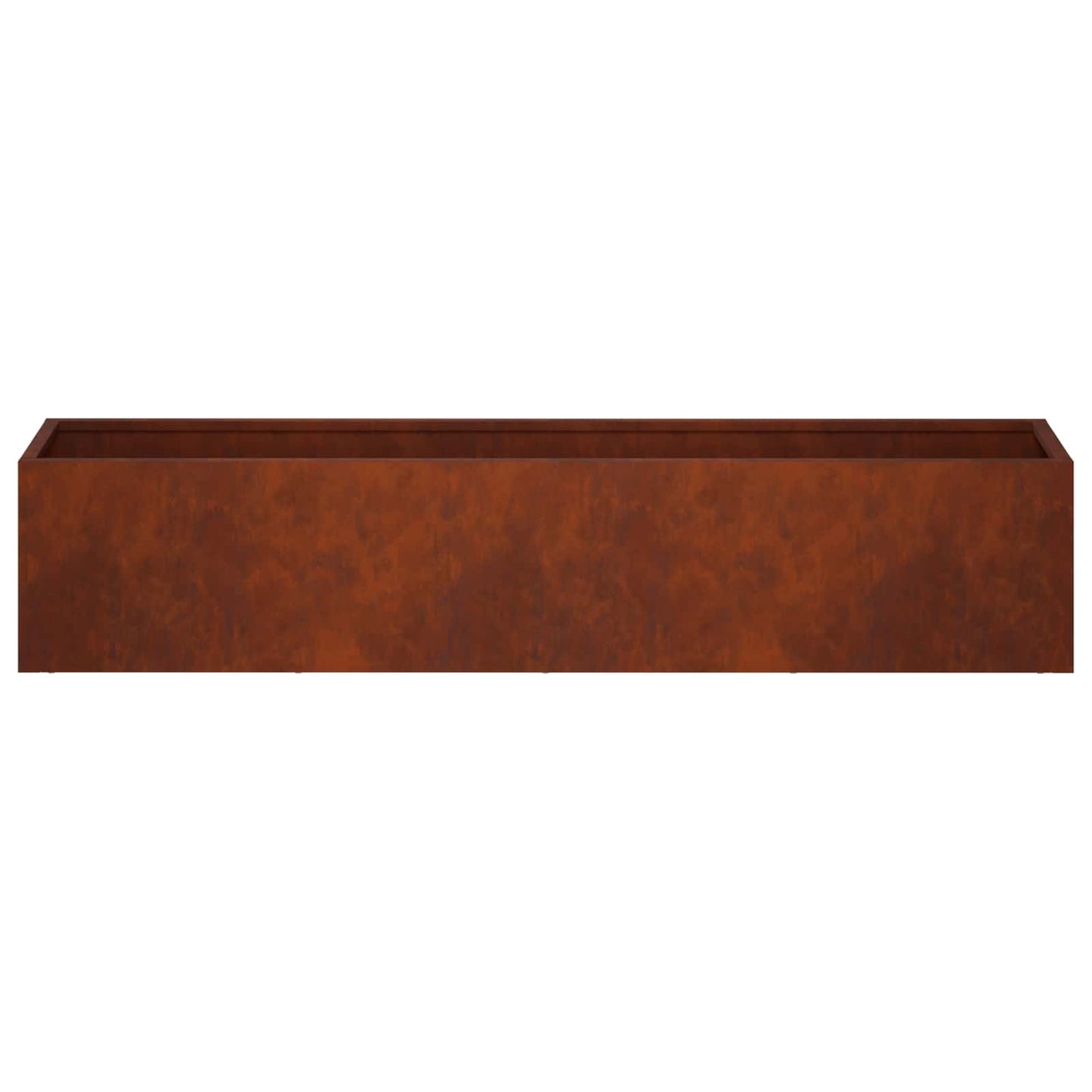 Garden Planter 2 pcs Rusty 100 x 20 x 20 cm Weathering Steel