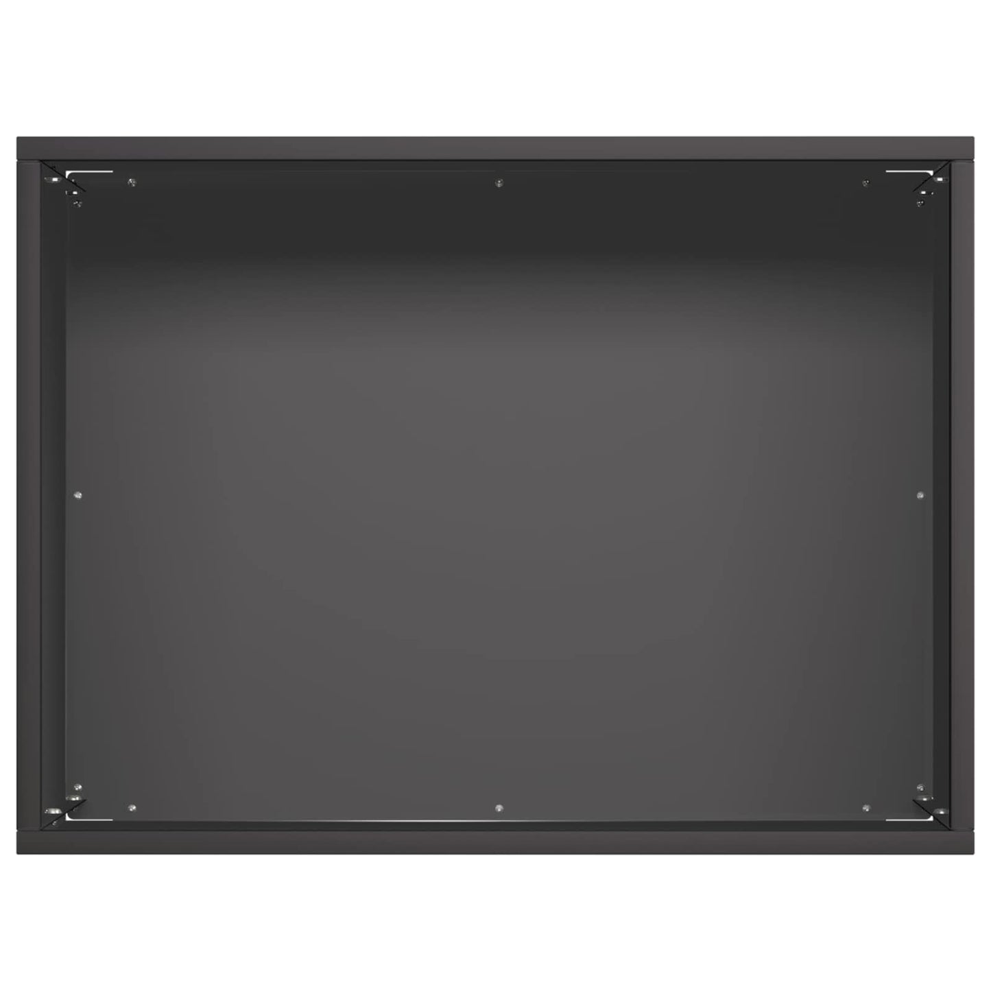 Garden Planter Black 40 x 30 x 30 cm Cold-rolled Steel
