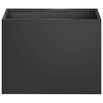 Garden Planter 2 pcs Black 40 x 30 x 30 cm Cold-rolled Steel