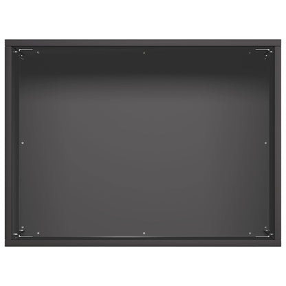 Garden Planter 2 pcs Black 40 x 30 x 30 cm Cold-rolled Steel