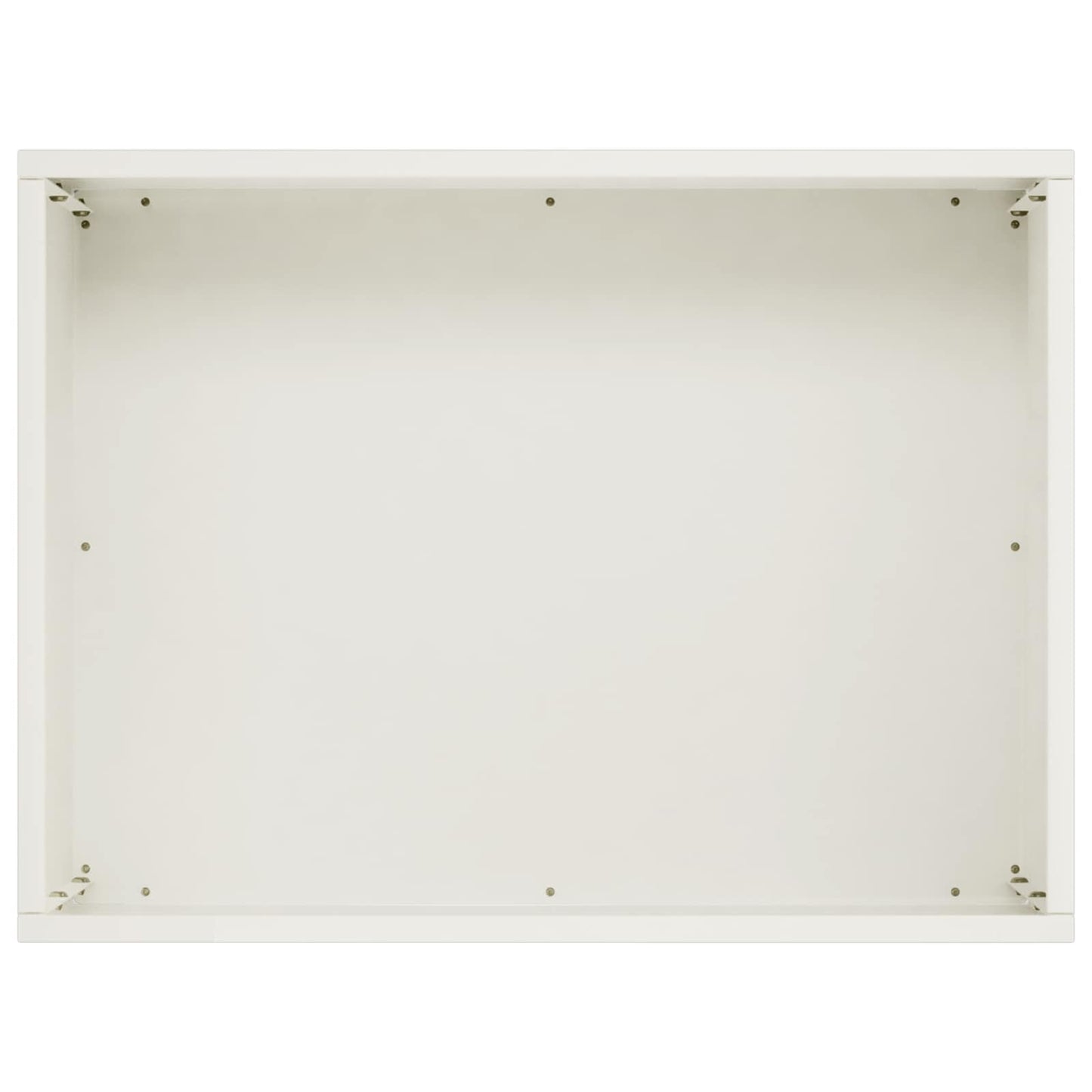 Garden Planter White 40 x 30 x 30 cm Cold-rolled Steel