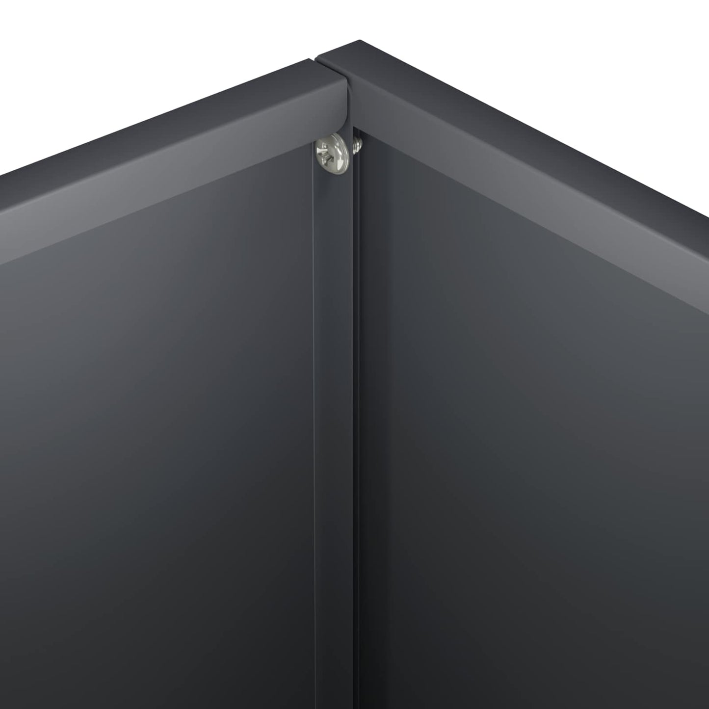 Garden Planter Anthracite 40 x 30 x 30 cm Cold-rolled Steel