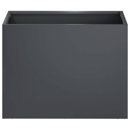 Garden Planter Anthracite 40 x 30 x 30 cm Cold-rolled Steel