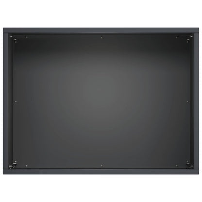 Garden Planter 2 pcs Anthracite 40 x 30 x 30 cm