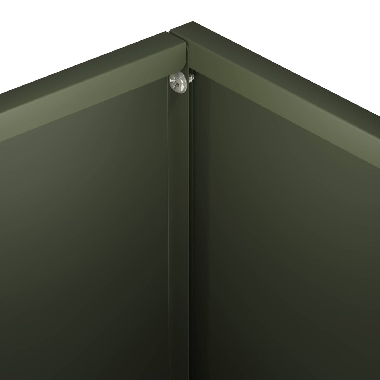 Garden Planter Olive Green 40 x 30 x 30 cm Cold-rolled Steel