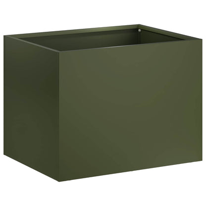 Garden Planter 2 pcs Olive Green 40 x 30 x 30 cm