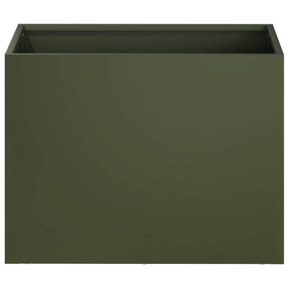 Garden Planter 2 pcs Olive Green 40 x 30 x 30 cm