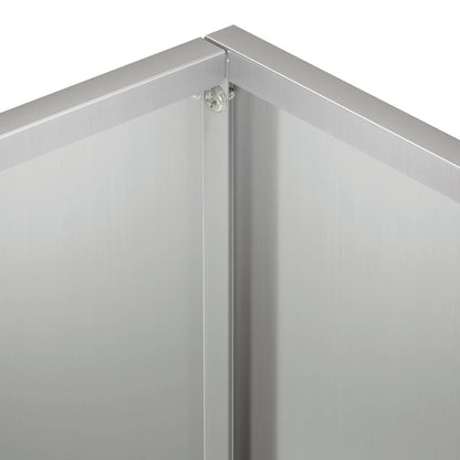 Garden Planter 2 pcs Silver 40 x 30 x 30 cm Galvanised Steel