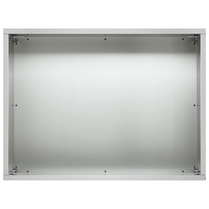 Garden Planter 2 pcs Silver 40 x 30 x 30 cm Galvanised Steel