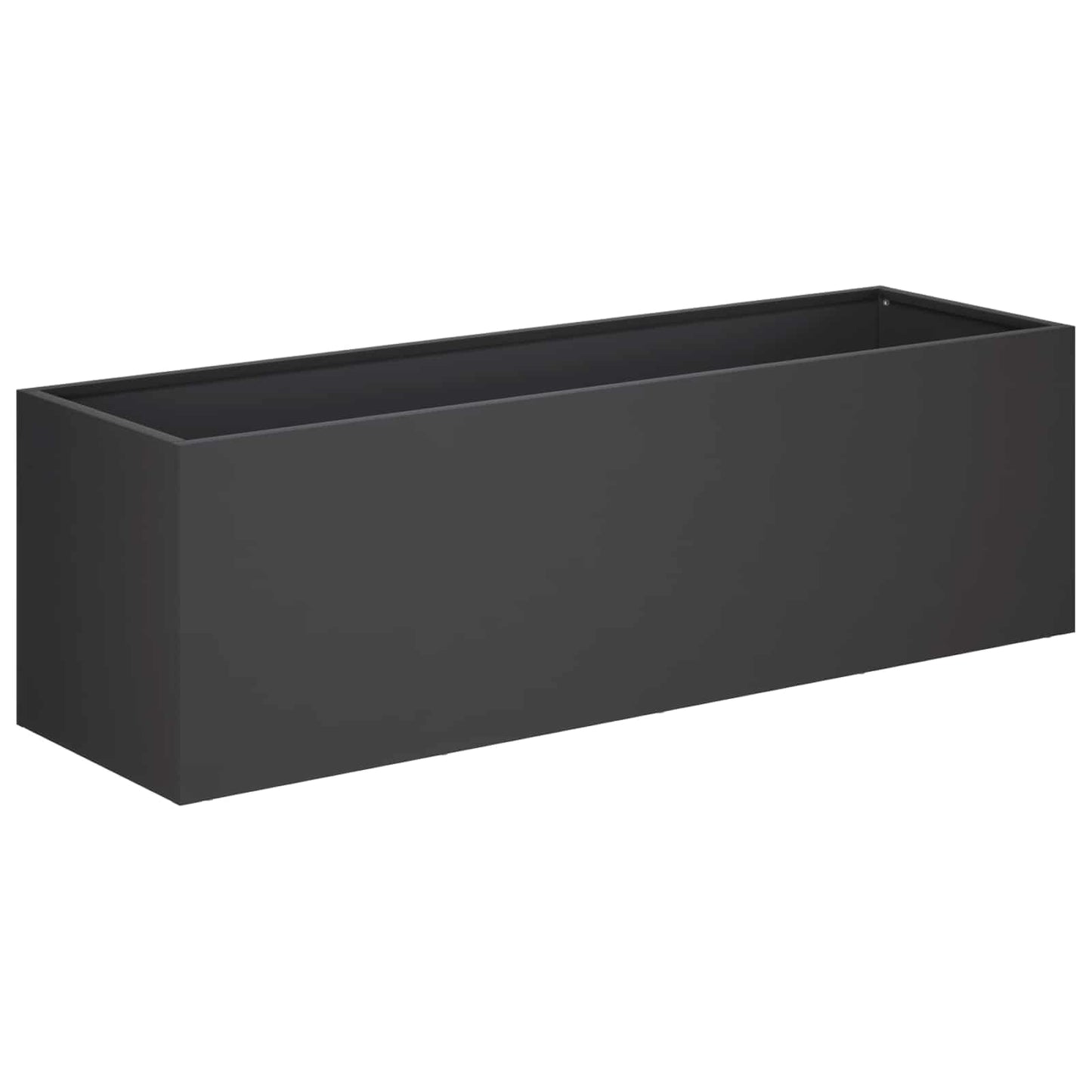 Garden Planter Black 80 x 30 x 30 cm Cold-rolled Steel