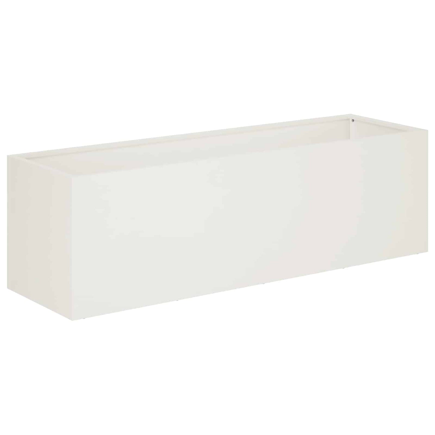 Garden Planter White 80 x 30 x 30 cm Cold-rolled Steel
