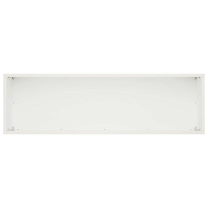 Garden Planter White 80 x 30 x 30 cm Cold-rolled Steel