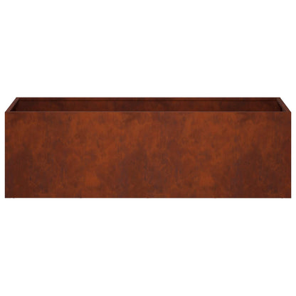 Garden Planter Rusty 80 x 30 x 30 cm Weathering Steel