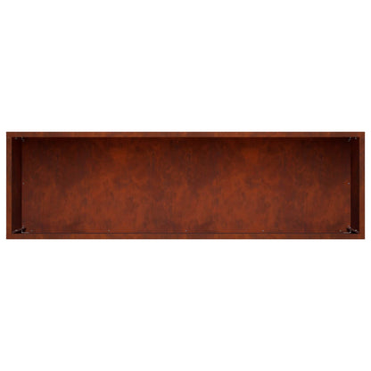 Garden Planter Rusty 80 x 30 x 30 cm Weathering Steel