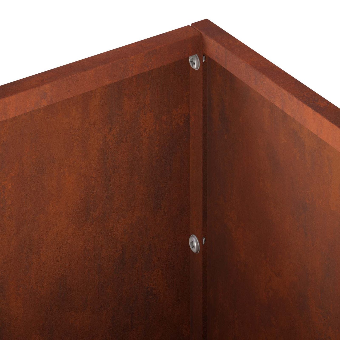 Garden Planter 2 pcs Rusty 80 x 30 x 30 cm Weathering Steel