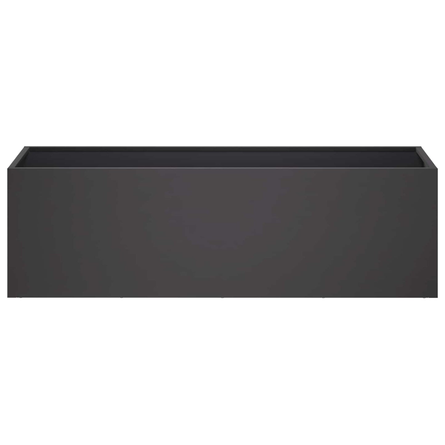 Garden Planter Black 100 x 30 x 30 cm Cold-rolled Steel