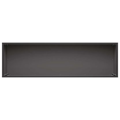 Garden Planter Black 100 x 30 x 30 cm Cold-rolled Steel