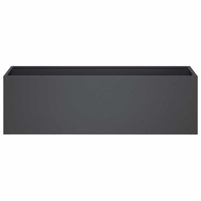 Garden Planter Anthracite 100 x 30 x 30 cm Cold-rolled Steel