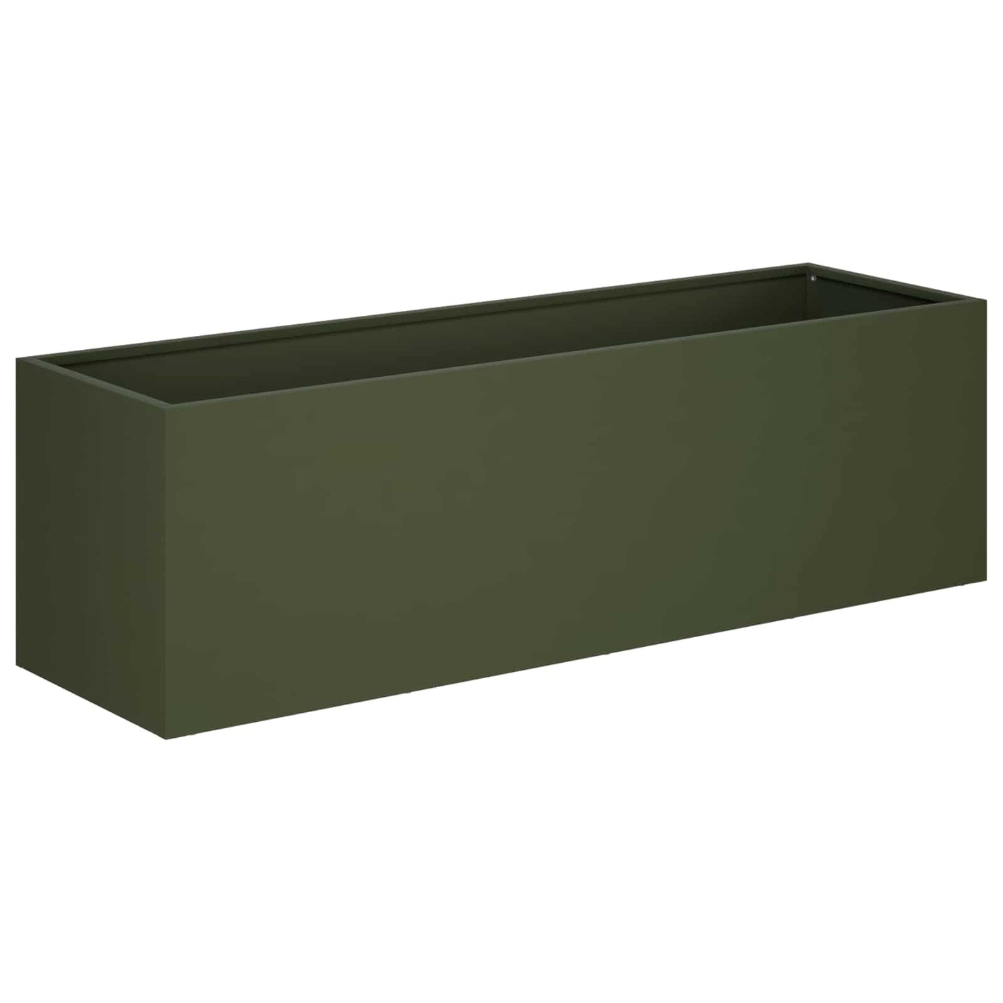 Garden Planter Olive Green 100 x 30 x 30 cm Cold-rolled Steel