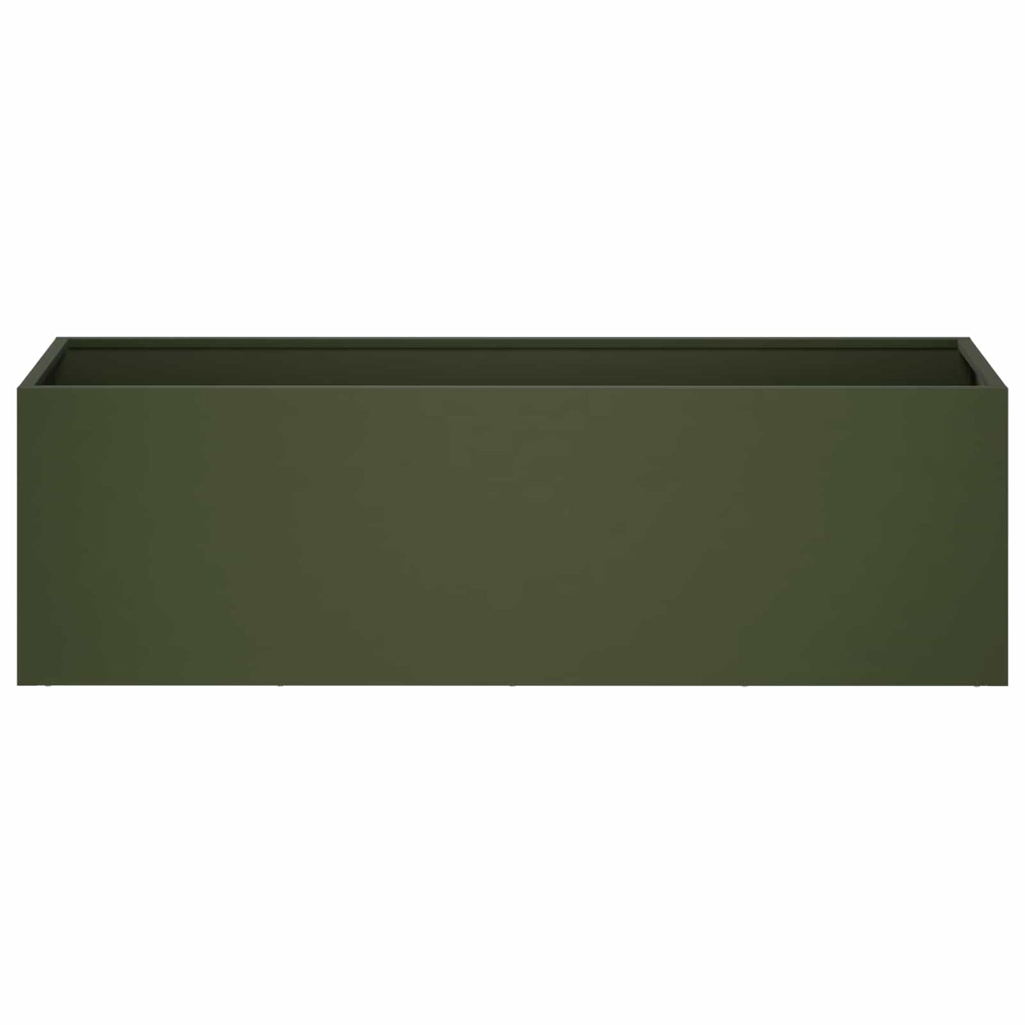Garden Planter Olive Green 100 x 30 x 30 cm Cold-rolled Steel
