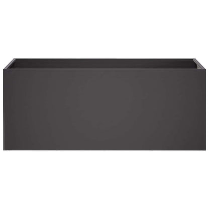 Garden Planter Black 80 x 40 x 40 cm Cold-rolled Steel