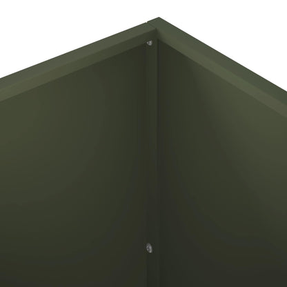 Garden Planter 2 pcs Olive Green 80 x 40 x 40 cm