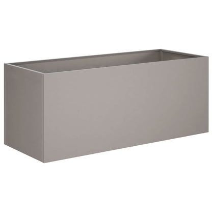 Garden Planter Rusty 80 x 40 x 40 cm Weathering Steel