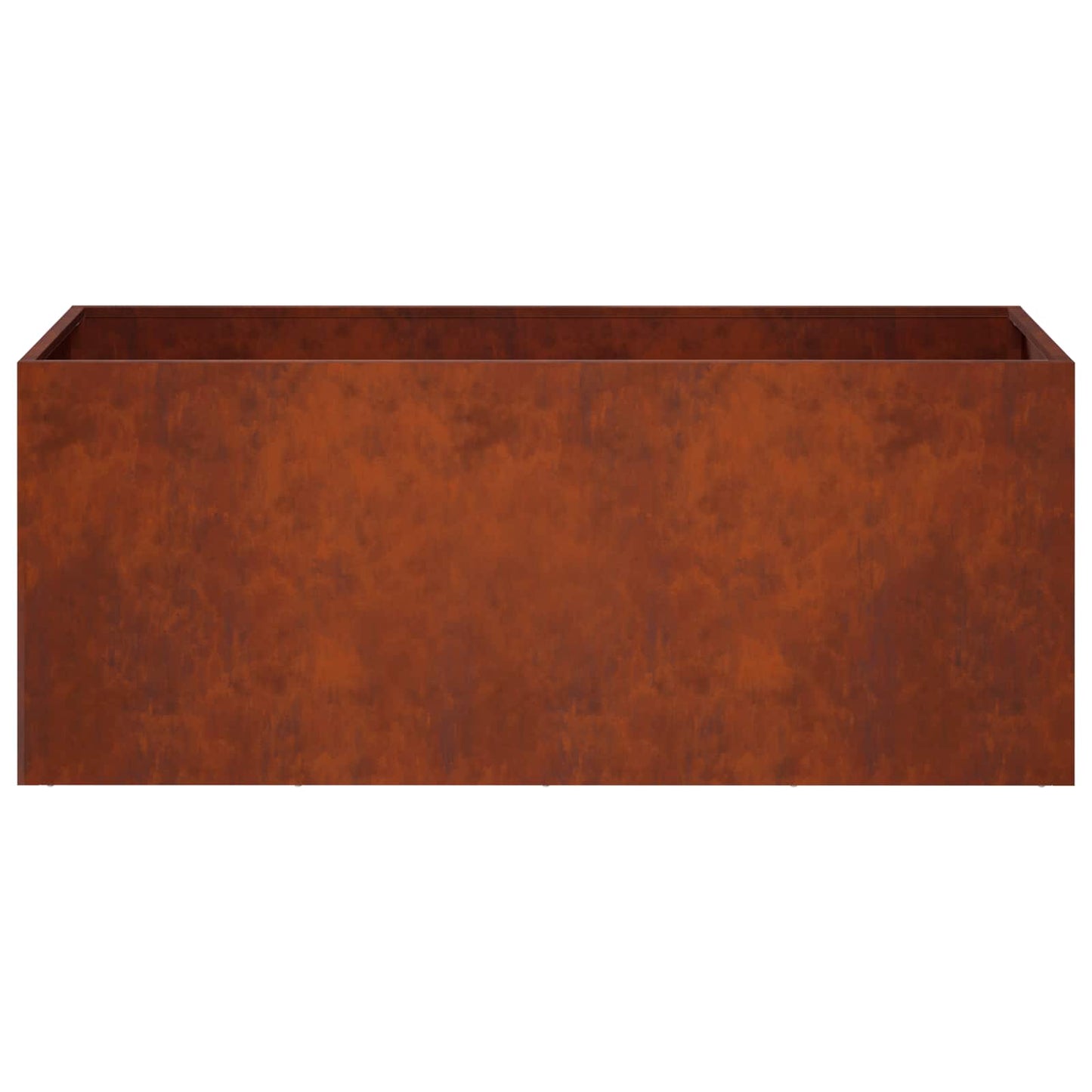 Garden Planter Rusty 80 x 40 x 40 cm Weathering Steel