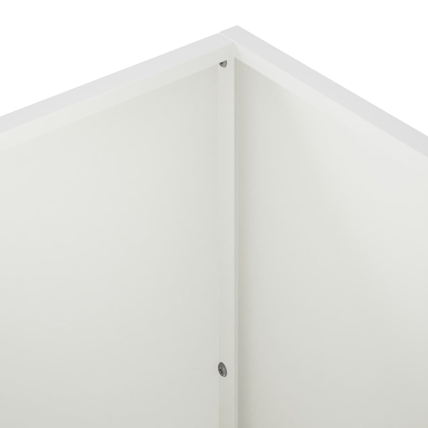 Garden Planter 2 pcs White 100 x 40 x 40 cm Cold-rolled Steel