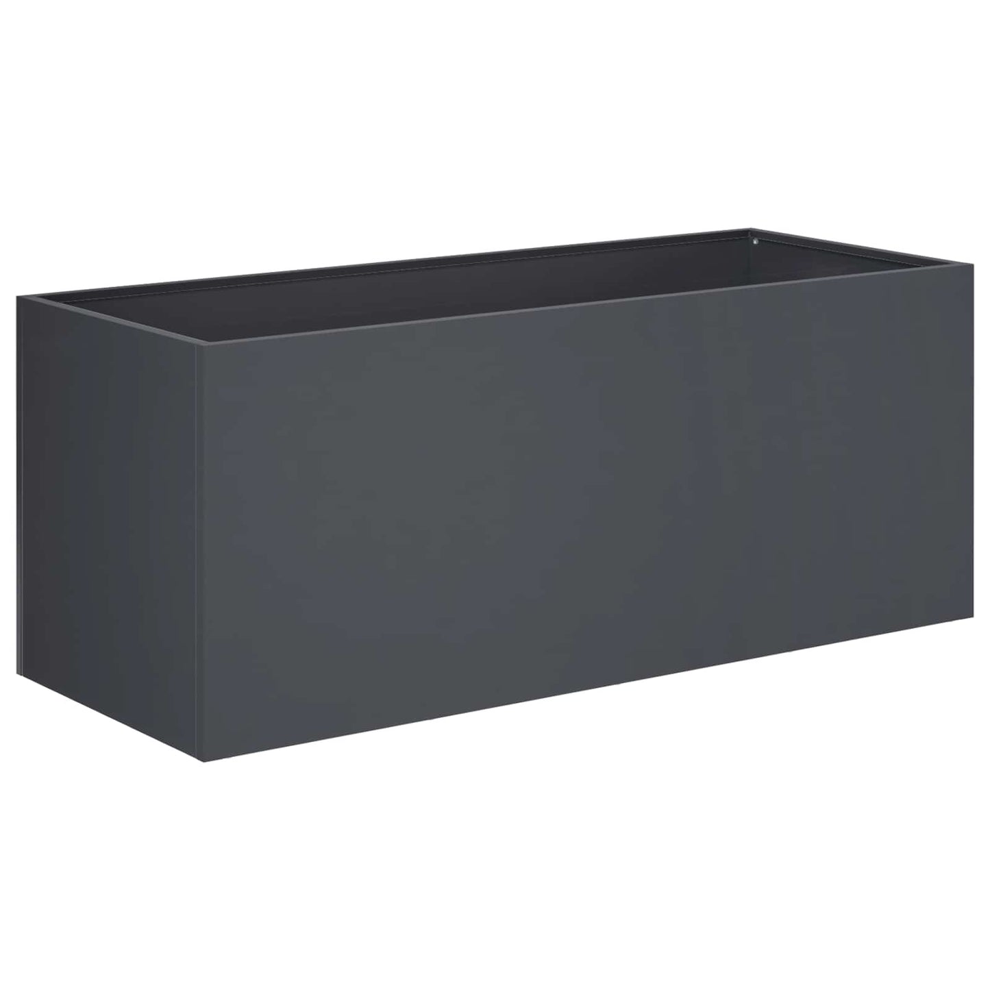 Garden Planter Anthracite 100 x 40 x 40 cm Cold-rolled Steel