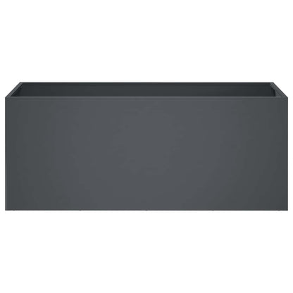 Garden Planter Anthracite 100 x 40 x 40 cm Cold-rolled Steel