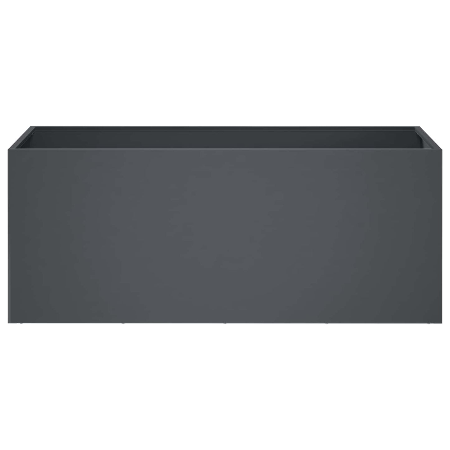 Garden Planter 2 pcs Anthracite 100 x 40 x 40 cm