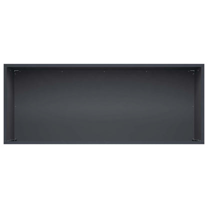 Garden Planter 2 pcs Anthracite 100 x 40 x 40 cm
