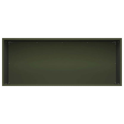Garden Planter 2 pcs Olive Green 100 x 40 x 40 cm