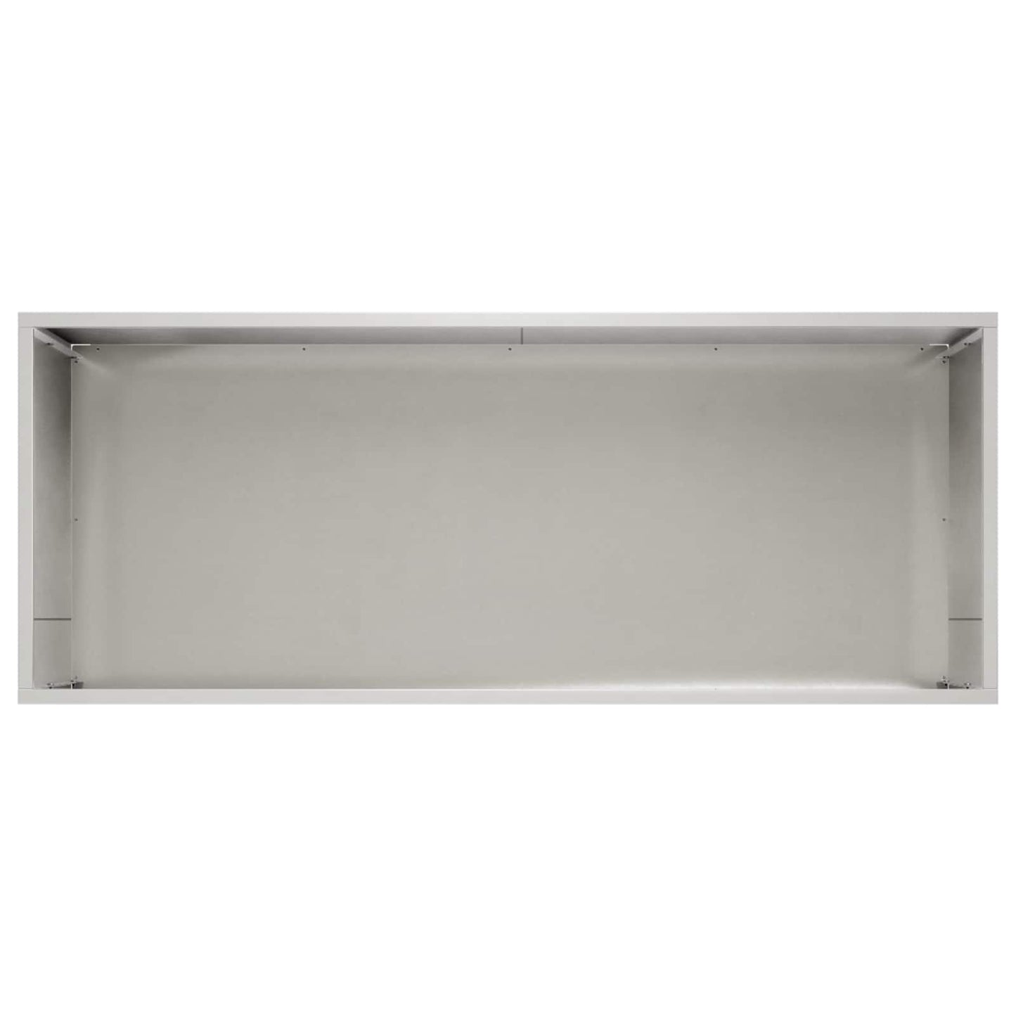 Garden Planter Silver 100 x 40 x 40 cm Stainless Steel