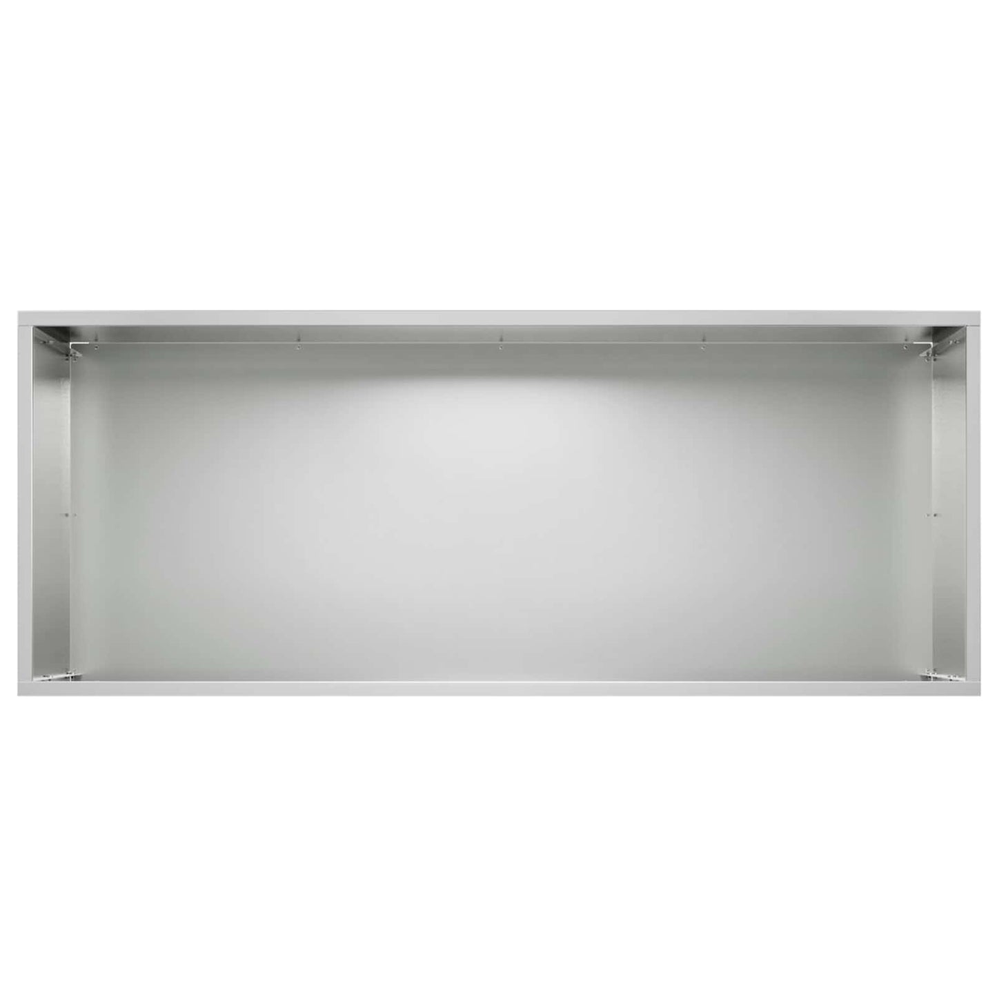 Garden Planter Silver 100 x 40 x 40 cm Galvanised Steel