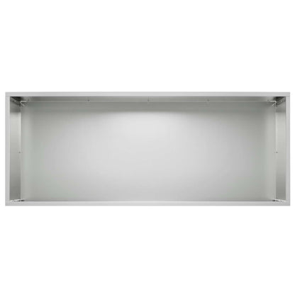 Garden Planter 2 pcs Silver 100 x 40 x 40 cm Galvanised Steel