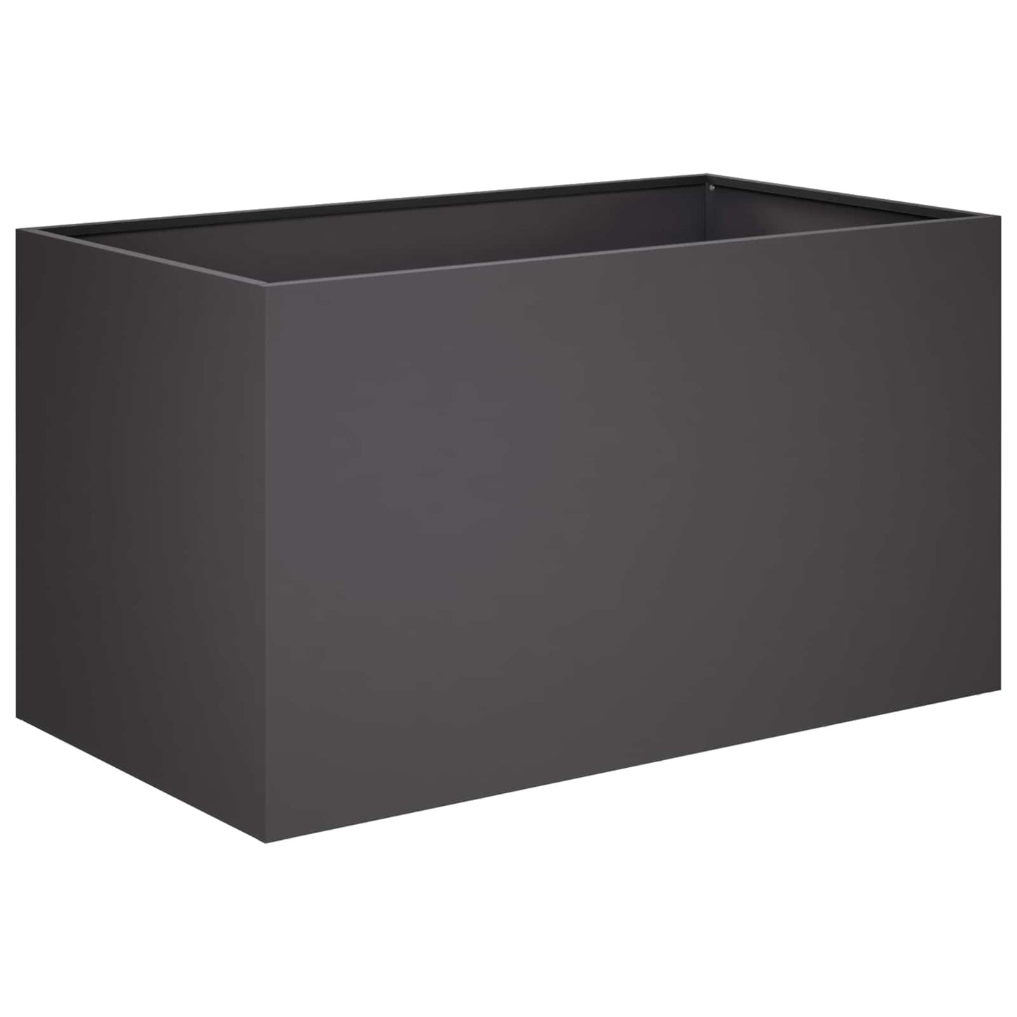 Garden Planter Black 80 x 50 x 50 cm Cold-rolled Steel
