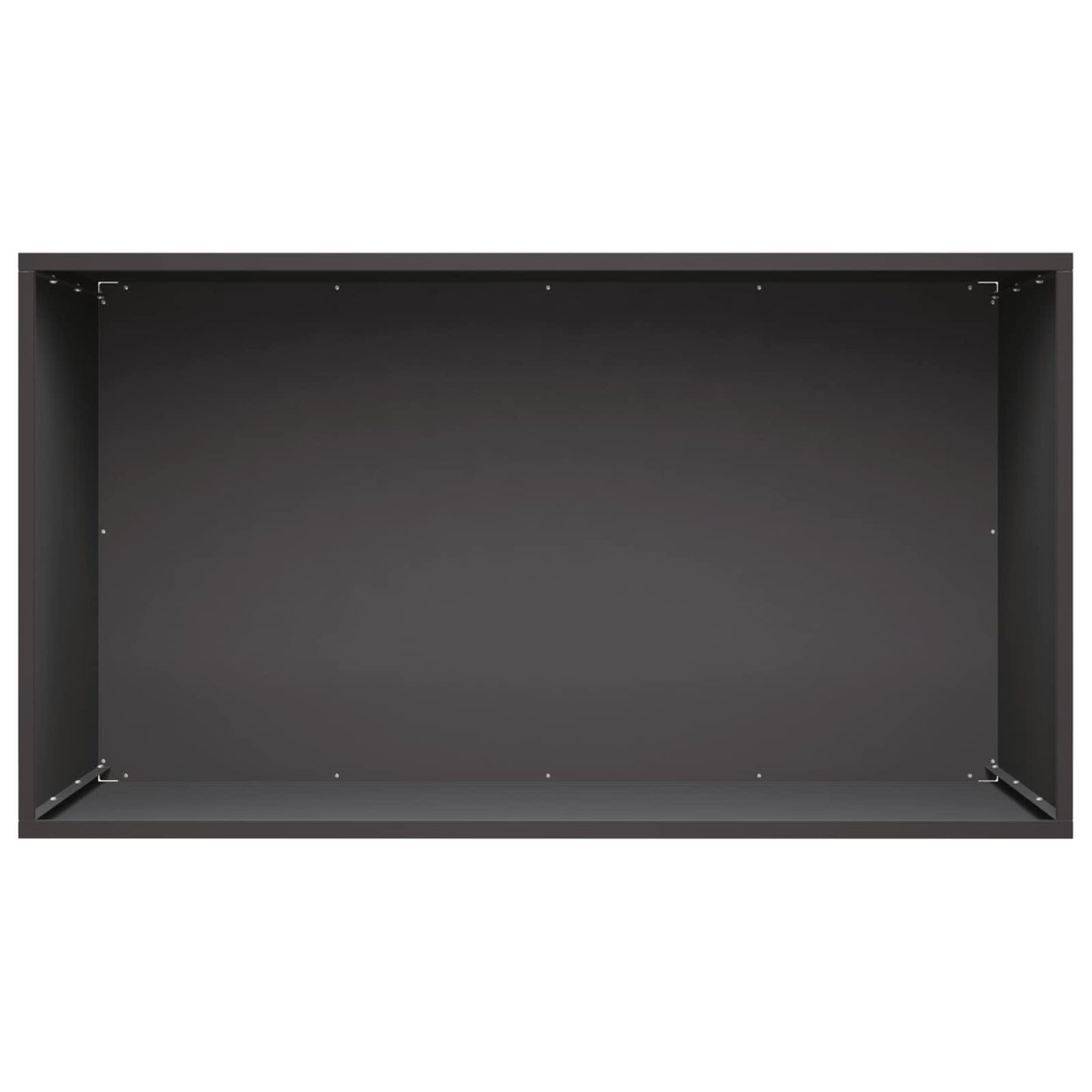 Garden Planter 2 pcs Black 80 x 50 x 50 cm Cold-rolled Steel