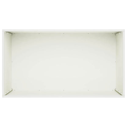 Garden Planter White 80 x 50 x 50 cm Cold-rolled Steel