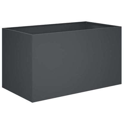 Garden Planter Anthracite 80 x 50 x 50 cm Cold-rolled Steel