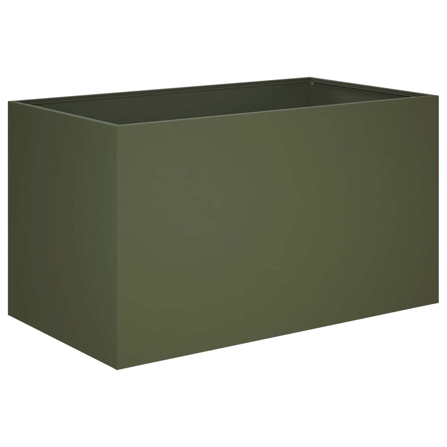 Garden Planter Olive Green 80 x 50 x 50 cm Cold-rolled Steel
