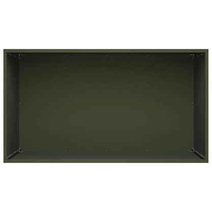 Garden Planter Olive Green 80 x 50 x 50 cm Cold-rolled Steel