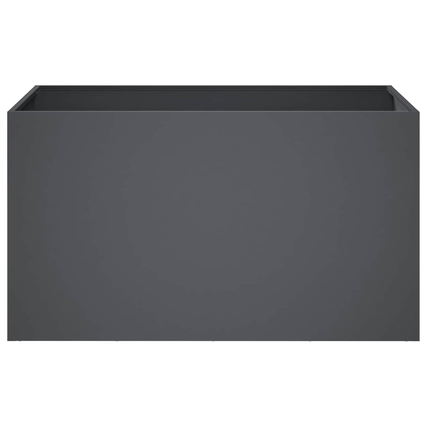 Garden Planter Anthracite 100 x 50 x 50 cm Cold-rolled Steel