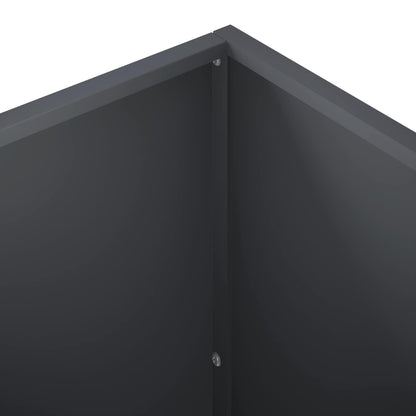 Garden Planter 2 pcs Anthracite 100 x 50 x 50 cm