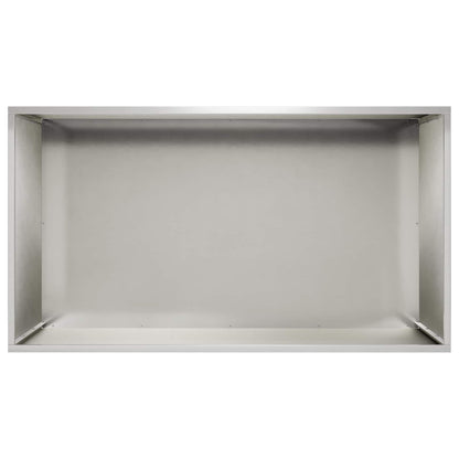 Garden Planter 2 pcs Silver 100 x 50 x 50 cm Stainless Steel