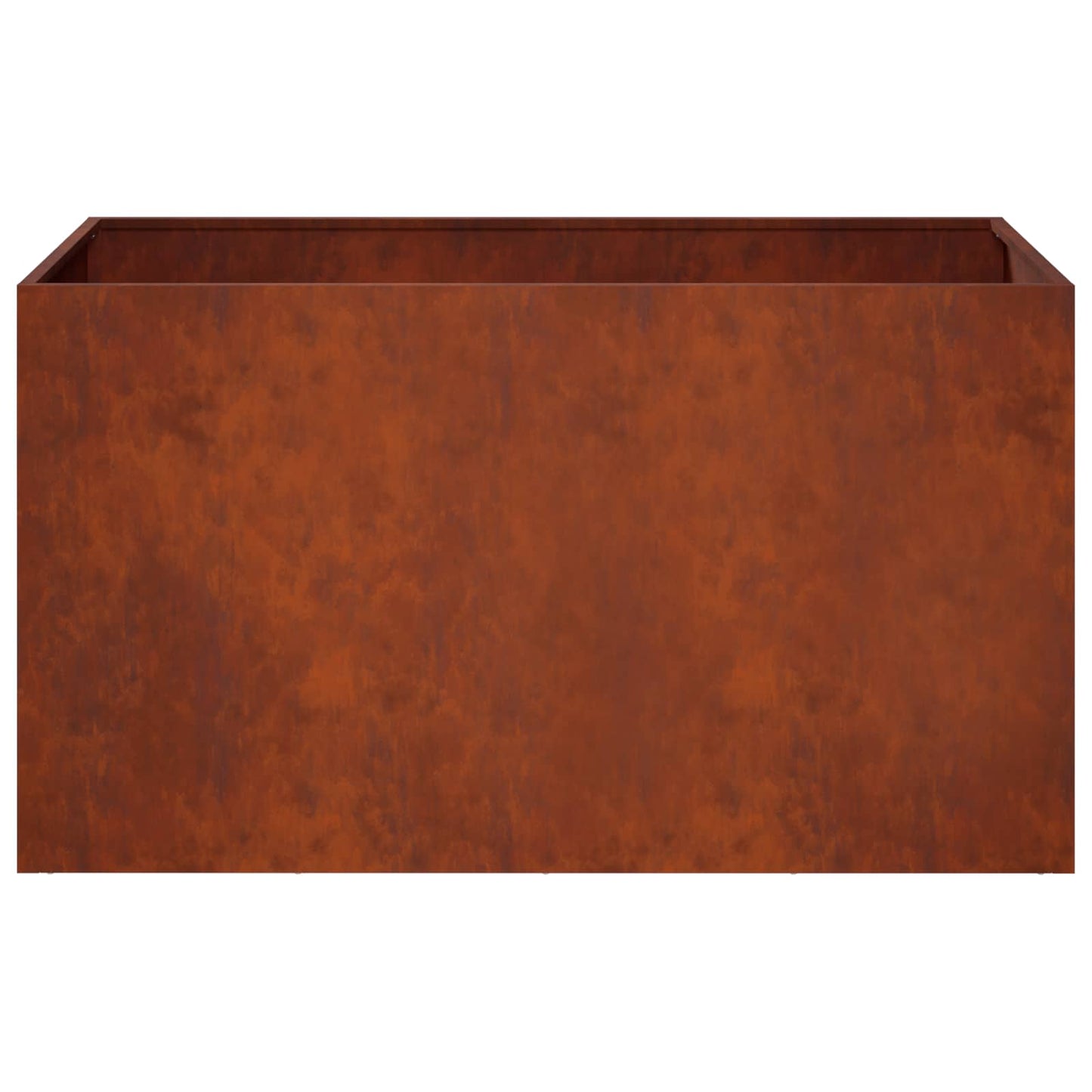 Garden Planter Rusty 100 x 50 x 50 cm Weathering Steel