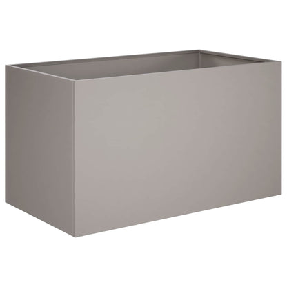 Garden Planter 2 pcs Rusty 100 x 50 x 50 cm Weathering Steel